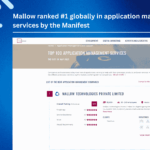 Mallow ranked #1 globally in application management services by the Manifest