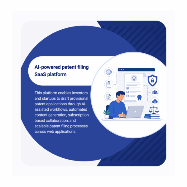 AI-powered patent filing SaaS platform