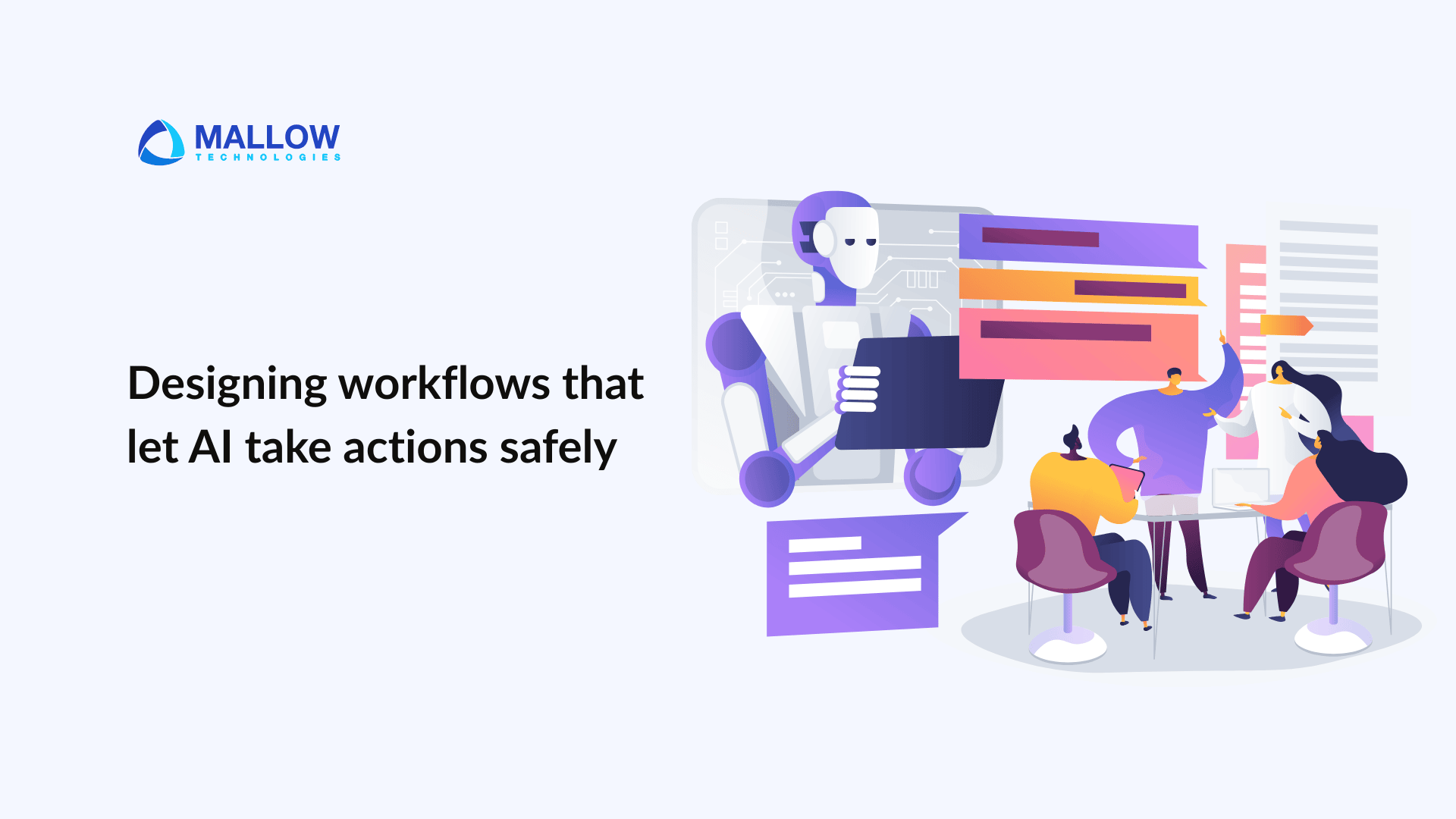 Designing workflows that let AI take actions safely - Web and mobile app development company