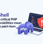 MALLOW Technologies logo with the headline 'PHP2Shell' and a Computer/server illustration including a PHP elephant and shield.